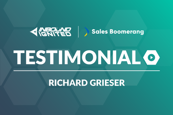 Inbound Ignited Customer Success Story - Sales Boomerang